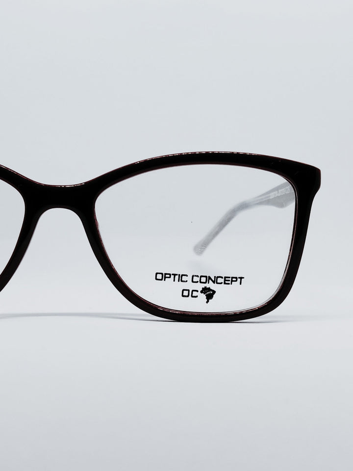 Óculos Optic Concept 1037 vinho - frente