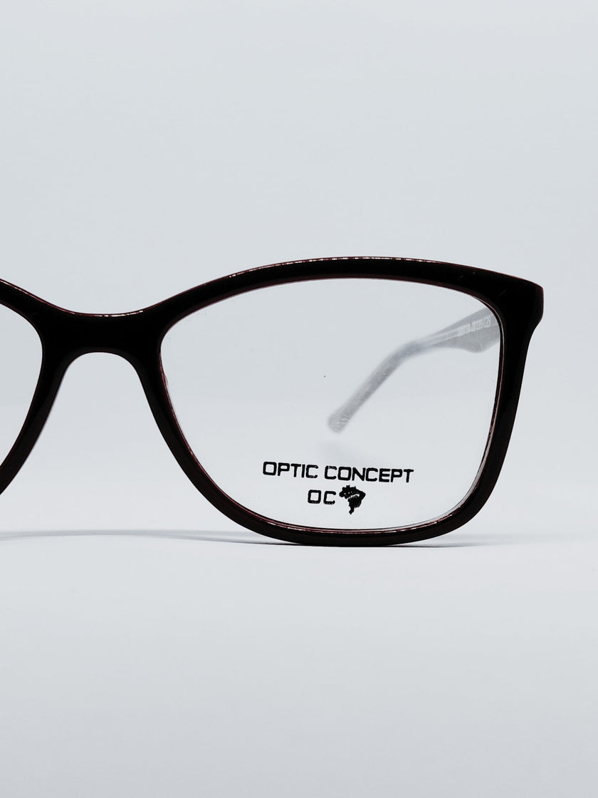 Óculos Optic Concept 1037 vinho - frente