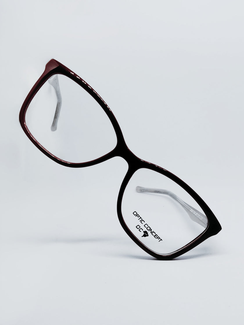 Óculos Optic Concept 1037 vinho - dobrado