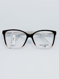 Óculos Optic Concept 1044 tartaruga - detalhe