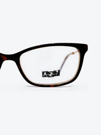 Armação AZAK HR-ZM218 Retangular Preto e Tartaruga Laranja - foto 3