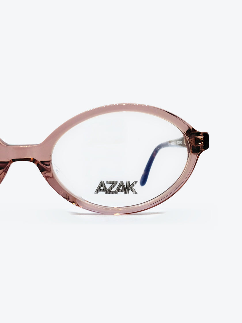 Armação Feminina AZAK HR-ZM291 Oval Rosé Translúcido e Tartaruga - foto 3