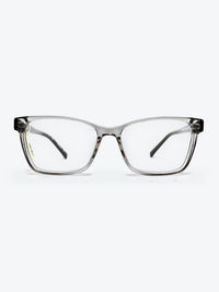 Armação Feminina DKNY DK5038 Retangular Cinza Translúcido - foto 1