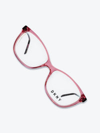 Armação Feminina DKNY DK5041 Gatinho Rosa Translúcido - foto 5