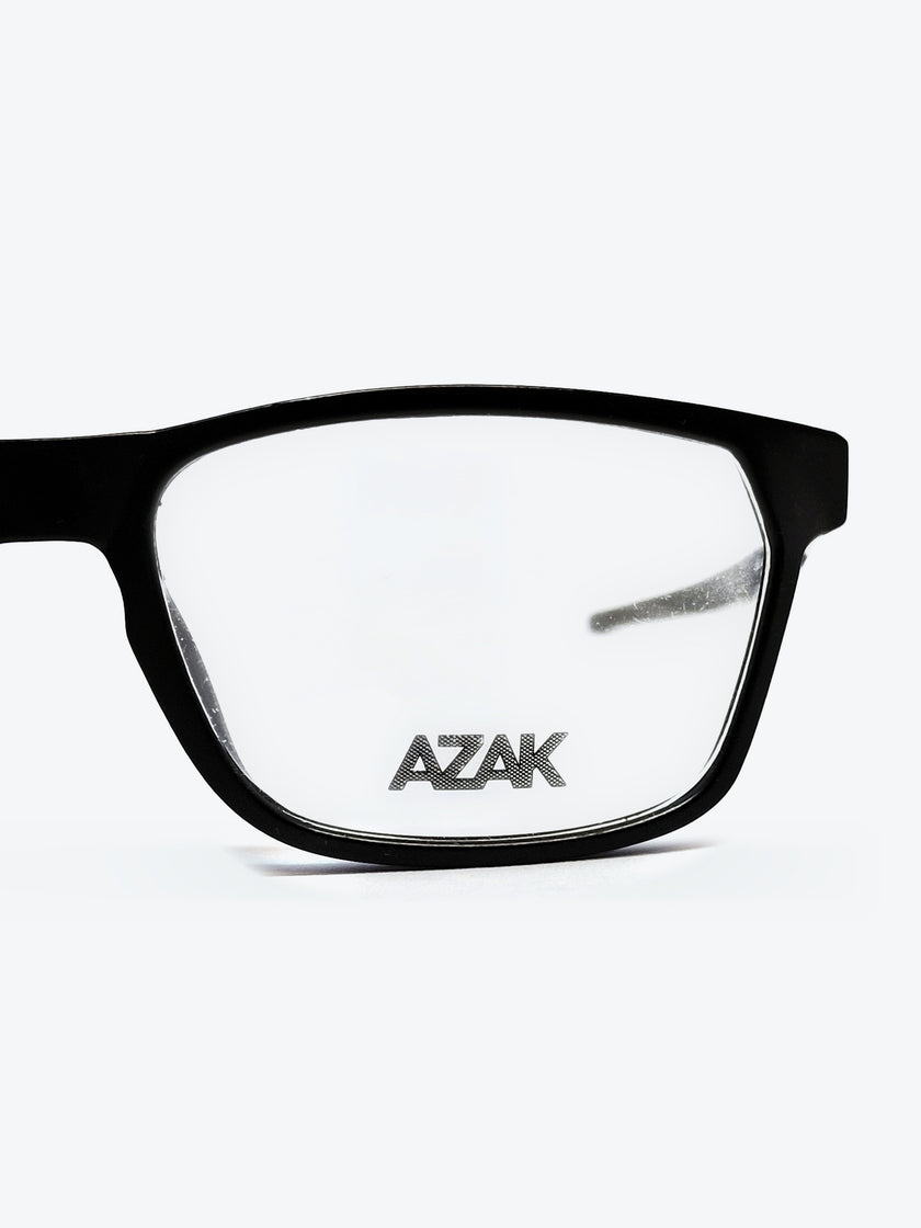 Armação Masculina AZAK FZ7815 Retangular Preto - foto 3
