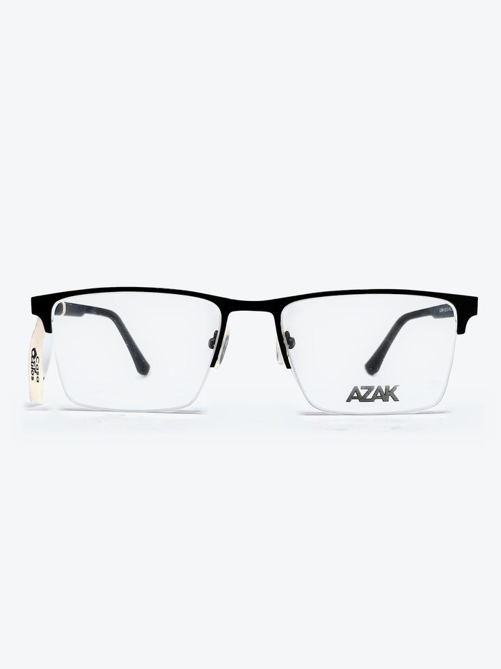 Armação Masculina AZAK SZ4064 Meio Aro (fio de nylon) Preto - foto 1