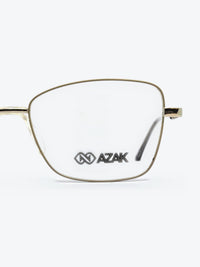 Armação Feminina AZAK SZ4097 Retangular Prata - foto 4