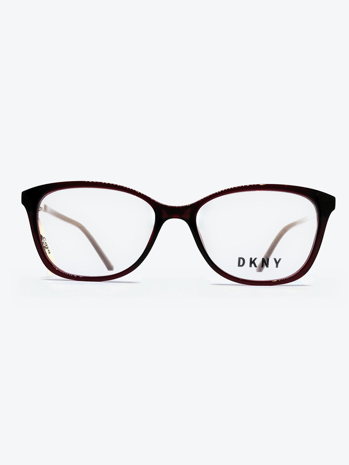 Armação Feminina DKNY DK5005 Gatinho Bordô e Nude - foto 1