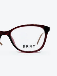 Armação Feminina DKNY DK5005 Gatinho Bordô e Nude - foto 3