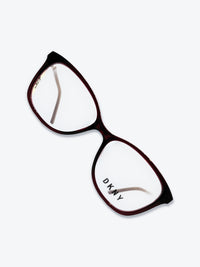 Armação Feminina DKNY DK5005 Gatinho Bordô e Nude - foto 5