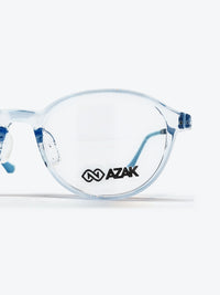 Armação Infantil AZAK HR T200 4 Oval Azul Bebê Translúcido - foto 3