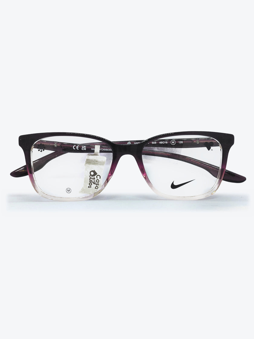 Armação Infantil Nike 5054 N Retangular Roxo Degradê - foto 2
