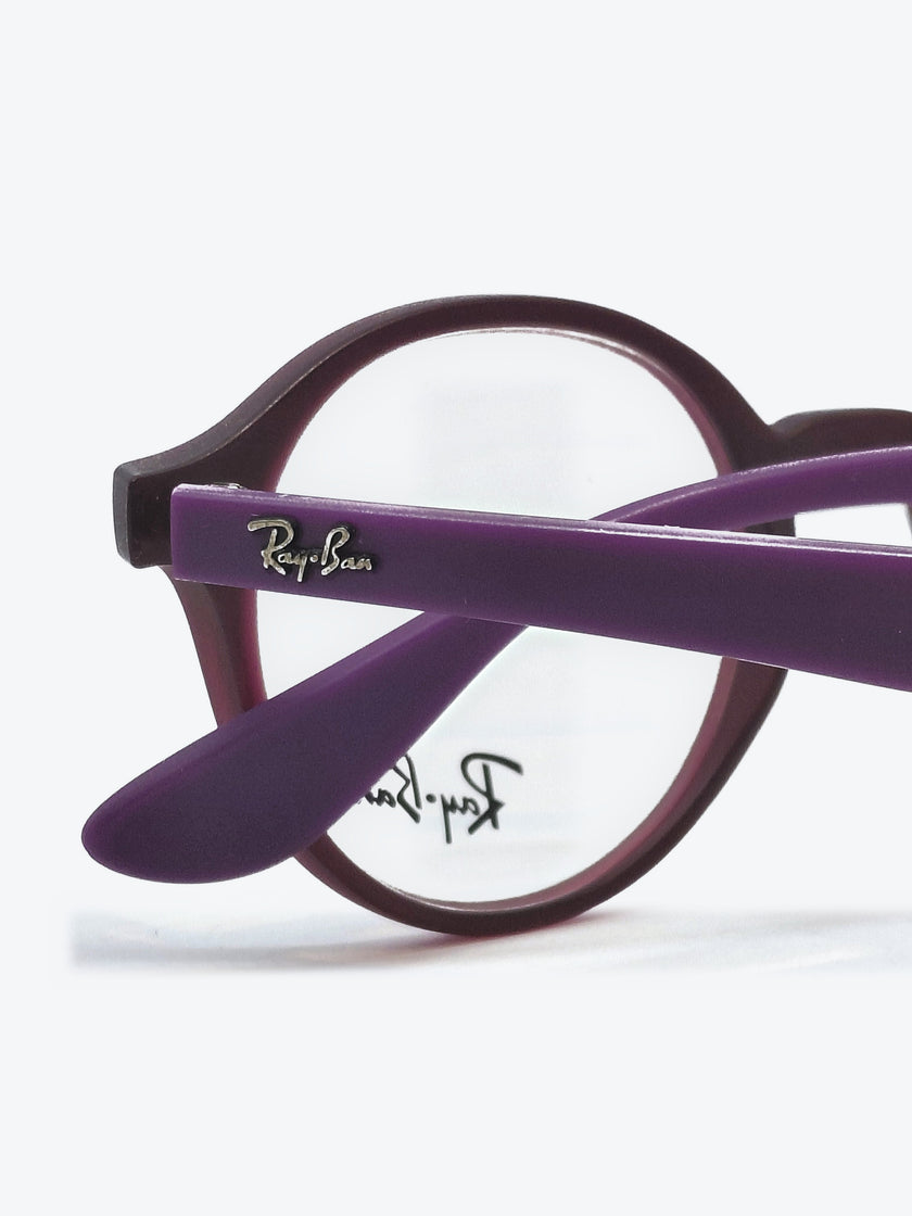 Armação Infantil Ray-Ban RB1561 Redonda Bordô e Roxo - foto 5