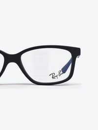 Armação Infantil Ray-Ban RB1583L Retangular Preto e Azul - foto 3