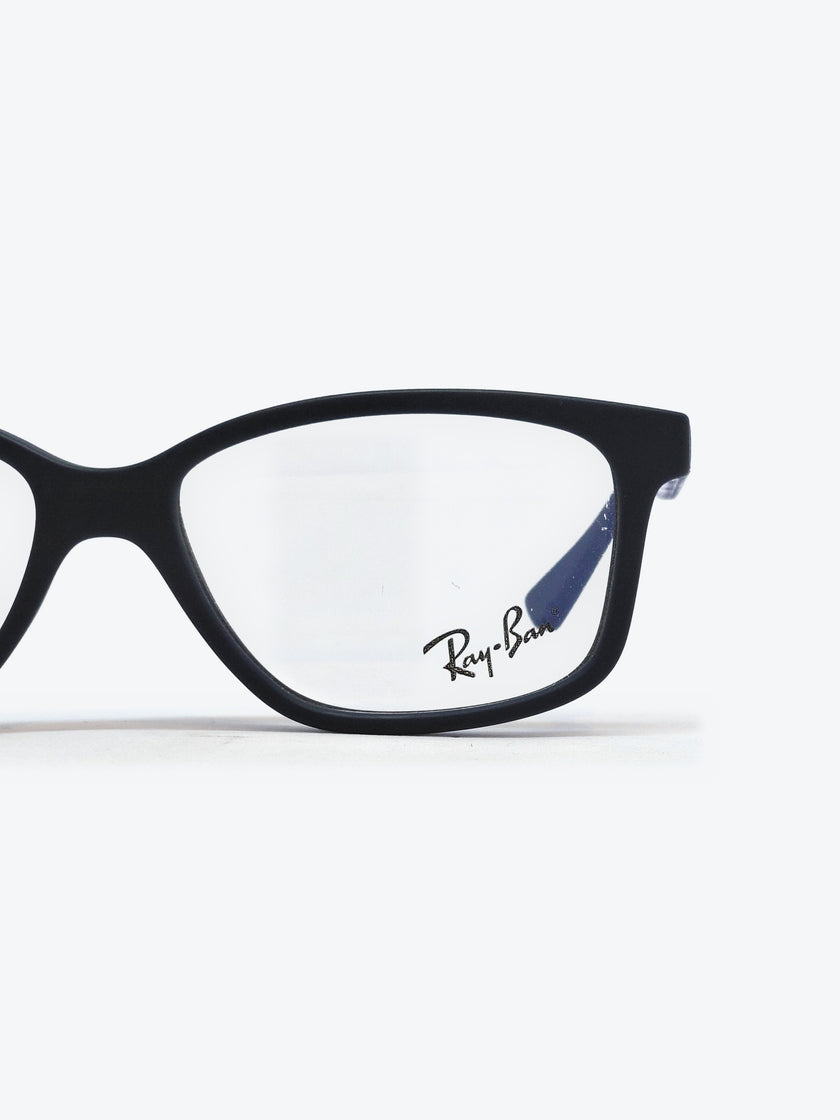 Armação Infantil Ray-Ban RB1583L Retangular Preto e Azul - foto 3