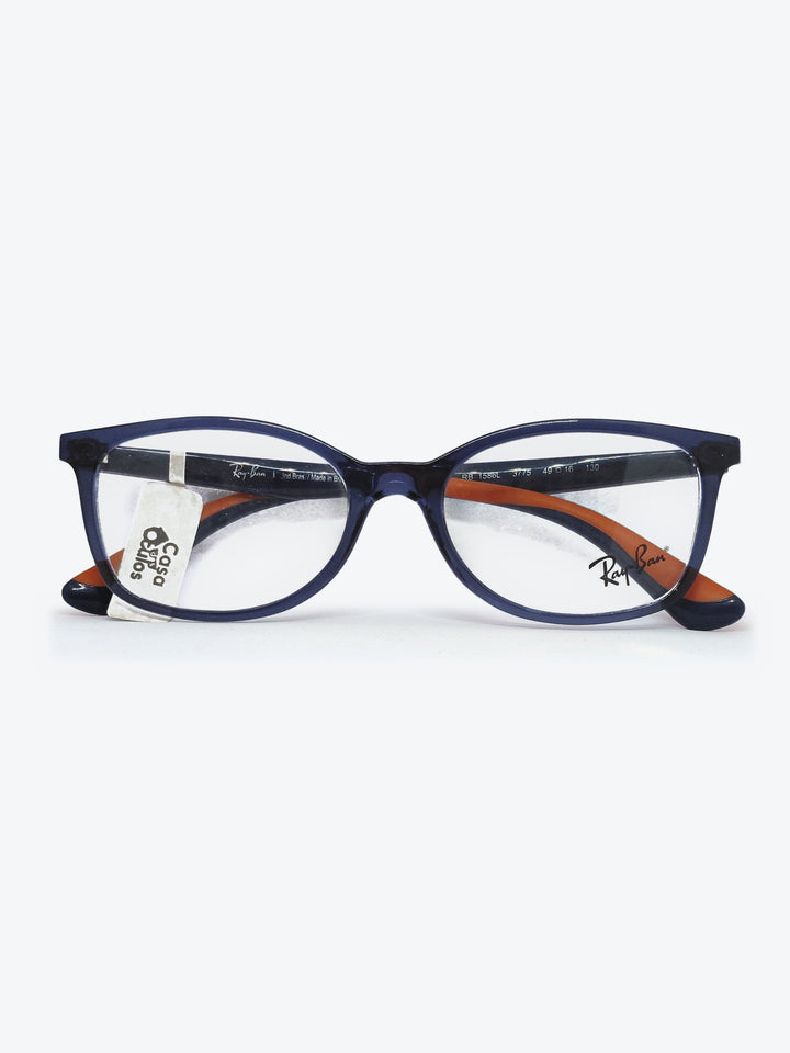 Armação Infantil Ray-Ban RB1586L Oval Azul e Laranja - foto 1