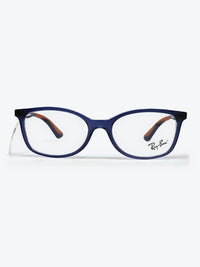 Armação Infantil Ray-Ban RB1586L Oval Azul e Laranja - foto 2