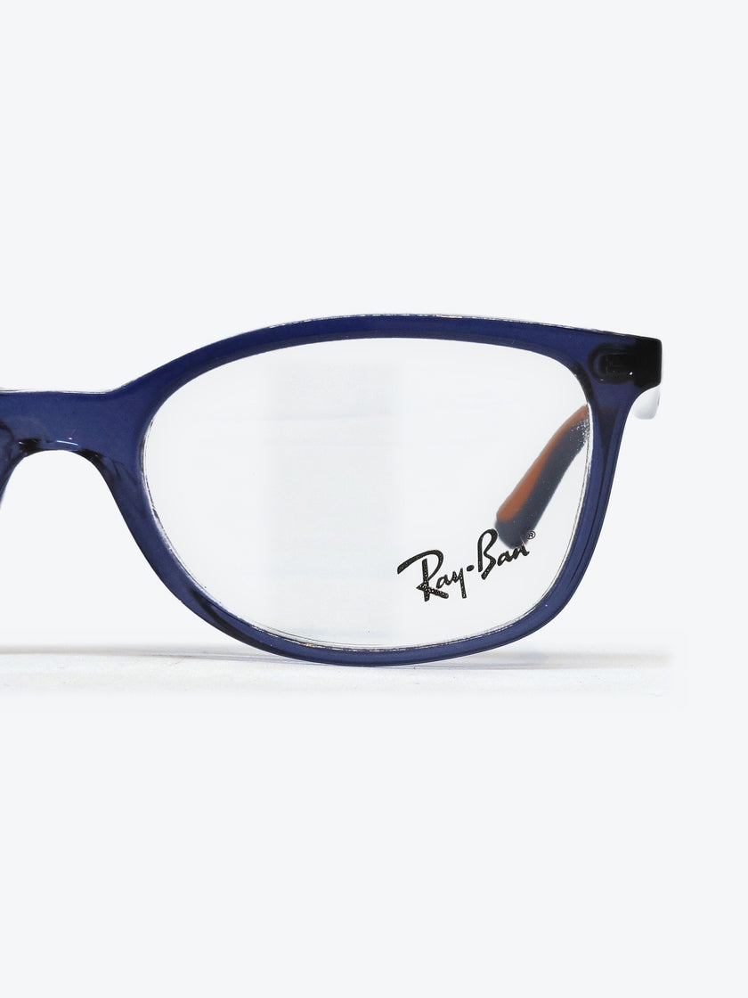 Armação Infantil Ray-Ban RB1586L Oval Azul e Laranja - foto 3