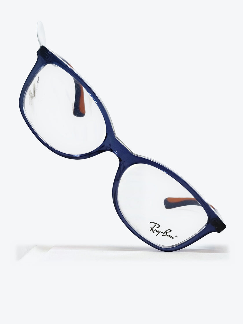 Armação Infantil Ray-Ban RB1586L Oval Azul e Laranja - foto 4