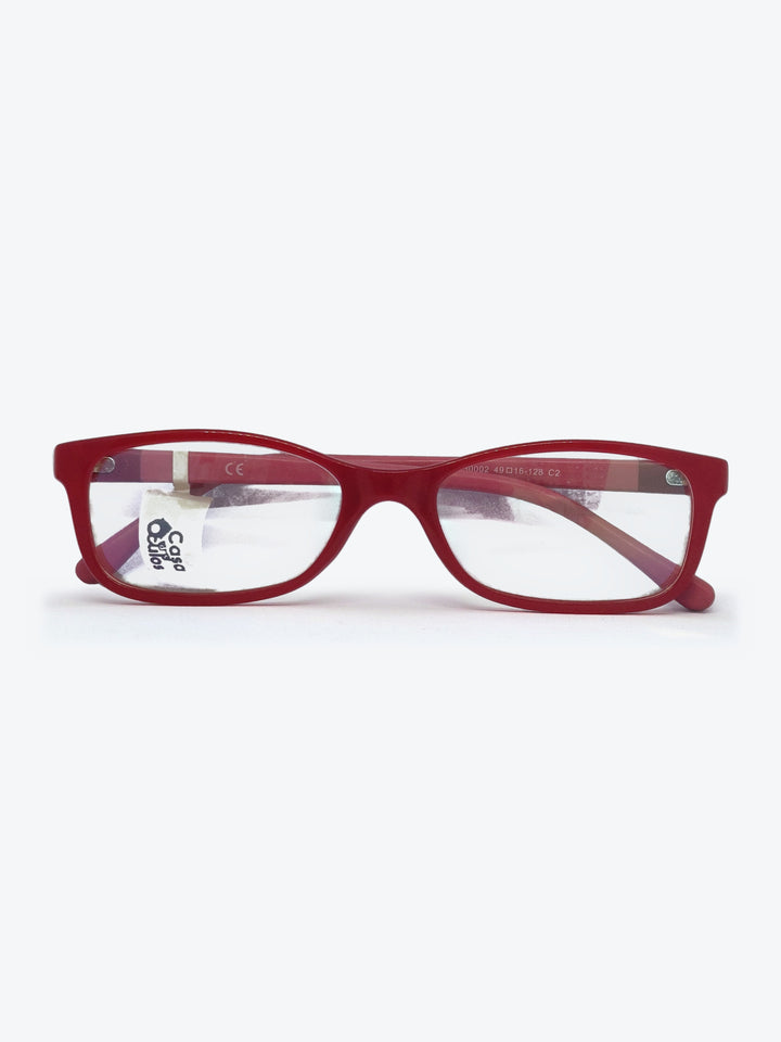 Armação Infantil DT30002 Retangular Vermelho e Rosa - foto 1
