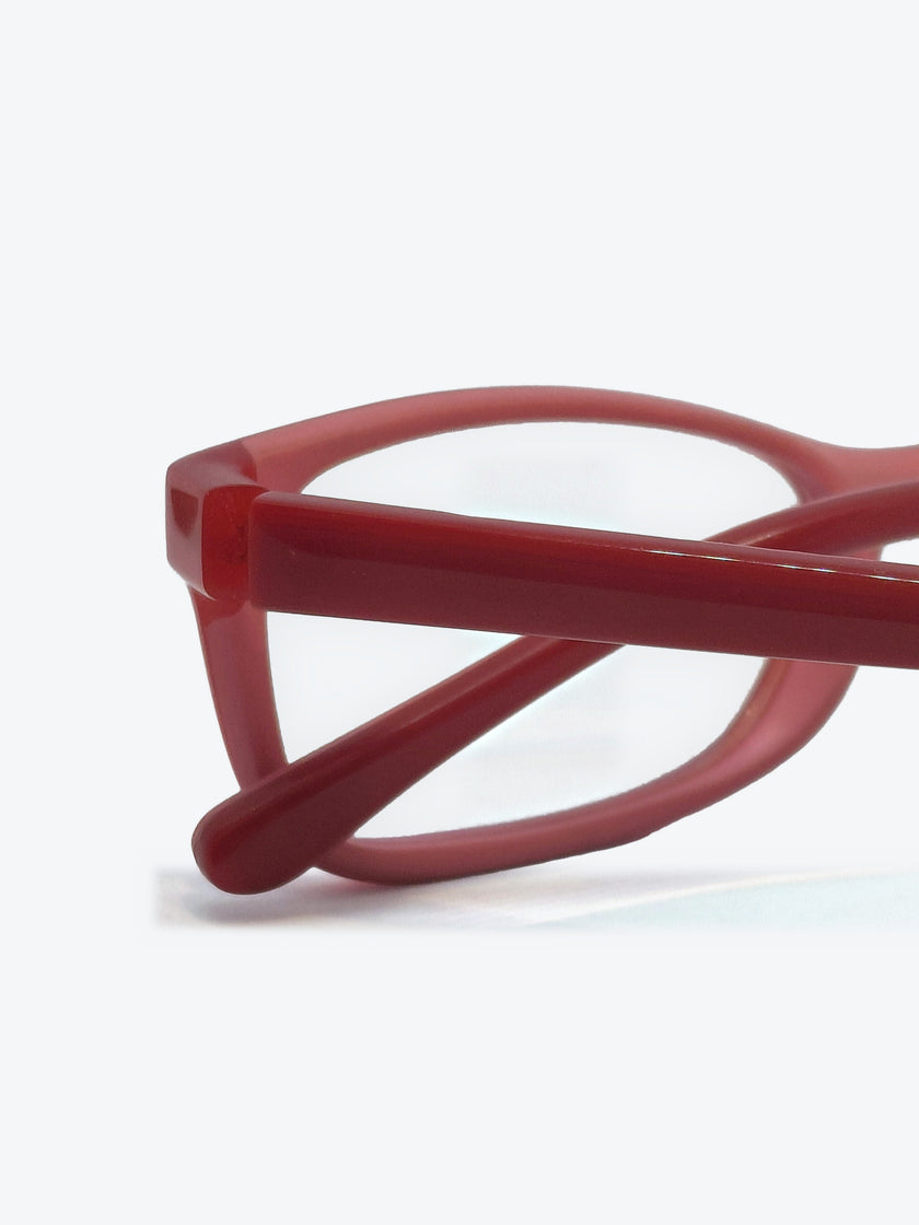 Armação Infantil DT30002 Retangular Vermelho e Rosa - foto 5