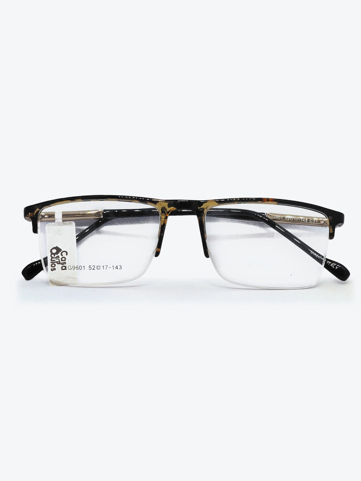 Armação XG9601 Meio Aro (fio de nylon) Tartaruga e Preto - foto 1