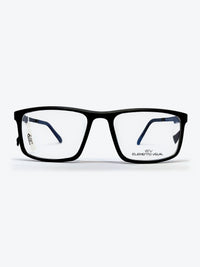 Armação Masculina 7005 Retangular Preto e Azul - foto 4