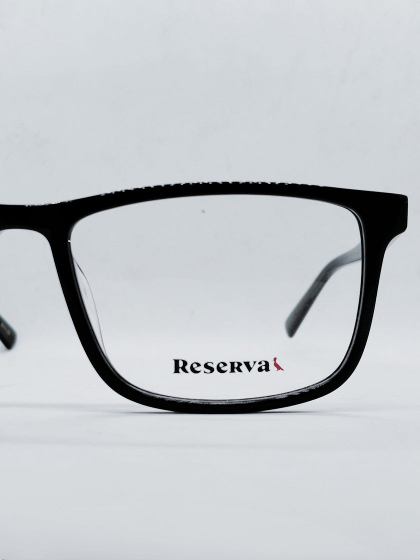 Armação Reserva RSV2606 Retangular Preta e Verde