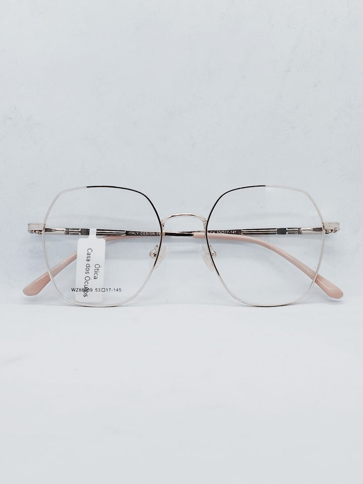 Óculos WZ88009 rosé - frente