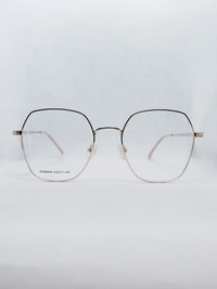 Óculos de Grau WZ88009 Geométrico Rosé Metal