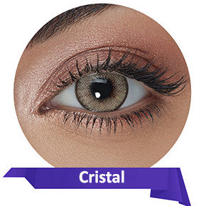Lente de contato colorida Cristal