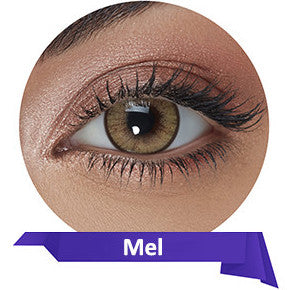 Lente de contato colorida Mel